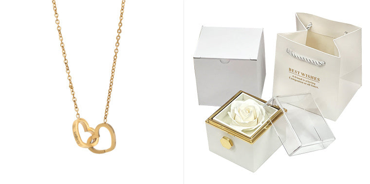 Rotating Eternal Rose Gift Box – A Unique and Elegant Gift for Her 🌹✨