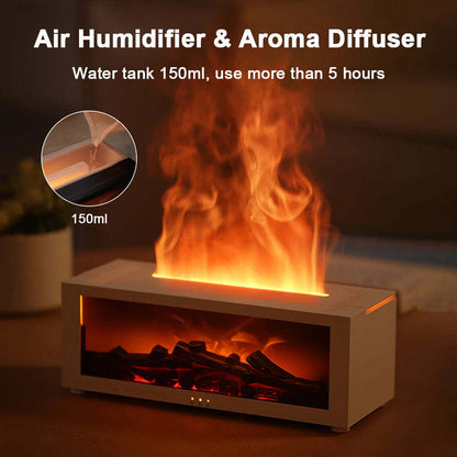 Flame Diffuser & Room Humidifier 🔥🌟 | Transform every moment into absolute serenity