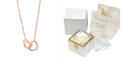 Rotating Eternal Rose Gift Box – A Unique and Elegant Gift for Her 🌹✨