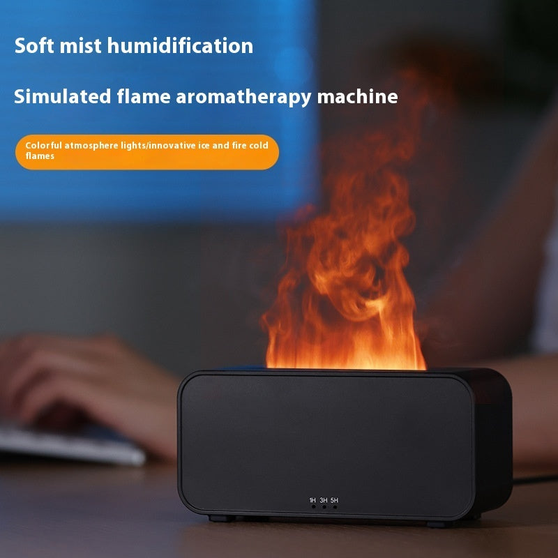 Timing Simulation Aroma Diffuser Usb Household Flame Humidifier Aromatherapy Machine Spray Air Flame Humidifier Diffuser