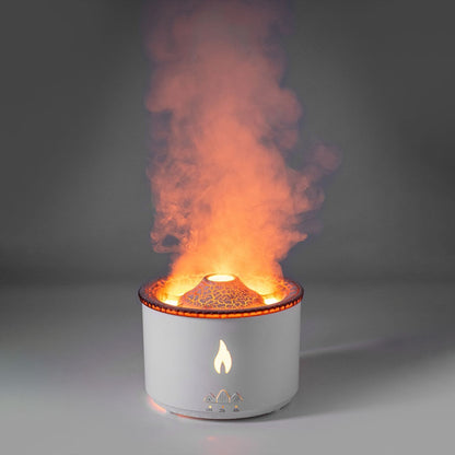 Aromatic Volcano Essential Oil Diffuser - Flame Effect and Relaxing Mist