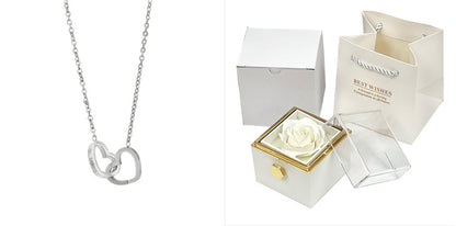 Rotating Eternal Rose Gift Box – A Unique and Elegant Gift for Her 🌹✨