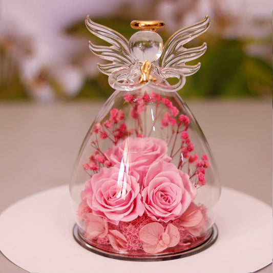 Eternal Flowers Box – A Timeless Emotion Under a Glass Dome