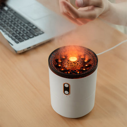 Aromatic Volcano Essential Oil Diffuser - Flame Effect and Relaxing Mist