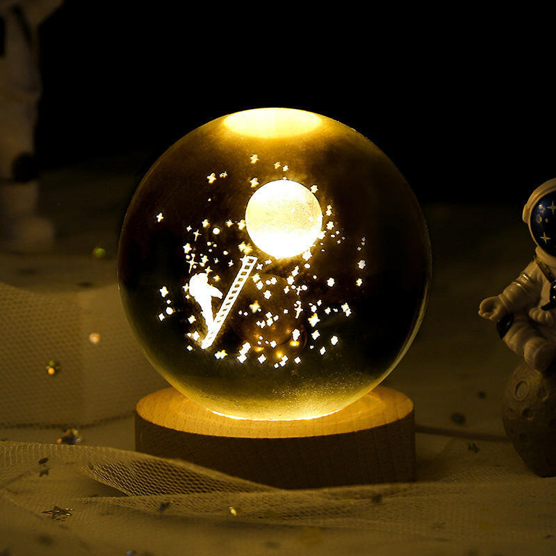 3D Planet Lamp – Perfect Gift & Elegant Decor.